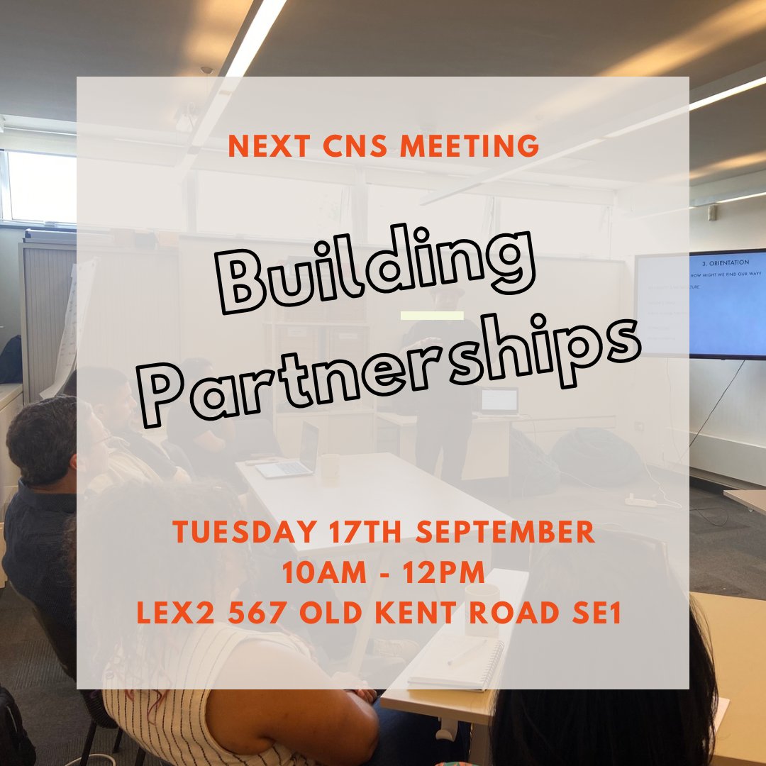💥Next network meeting tomorrow!

Building Partnerships: creating brand partnerships &amp; community collaborations.

We’ll hear from speakers, before networking with fellow creatives.

Sign up free: bit.ly/3ANfUcb

#southwark #network #creative #partnership #event #free