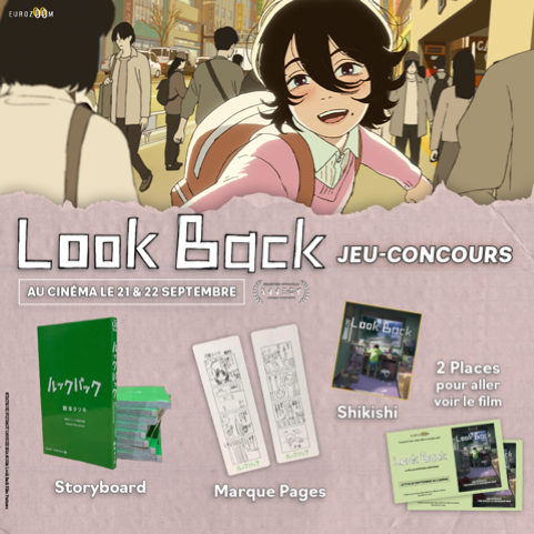 🎁 CONCOURS LOOK BACK 🎁

Alors que le film Look Back sort au cinéma ce week-end, je vous fais gagner le storyboard, le marque-page, le shikishi et 2 places de cinéma pour aller le voir.

➡️ Pour participer : RT + Follow <a href="/_Meloku/">Joan</a> 

➡️ Il y aura 10 gagnants

➡️ TAS le 18/09