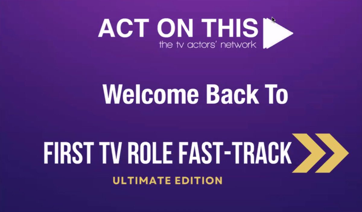 Building an acting career is a marathon, so as a birthday gift to myself, I enrolled in the business course below. Thanks to <a href="/ActOnThisTV/">Act On This - The TV Actors’ Network</a>, <a href="/rossagrant/">Ross Grant</a>, <a href="/LeePetcher/">Lee Petcher 🌱</a>, &amp; speakers <a href="/TonyBlakePhoto/">Tony Blake</a>, <a href="/ChrisStoneFilms/">Chris Stone</a>, <a href="/m1ckeyjoe/">Mickey Mouse-Jones</a>, &amp; <a href="/thepeterhunt/">Peter Hunt • CDG • CSA •</a> for making this journey easier.✌🏾❤️