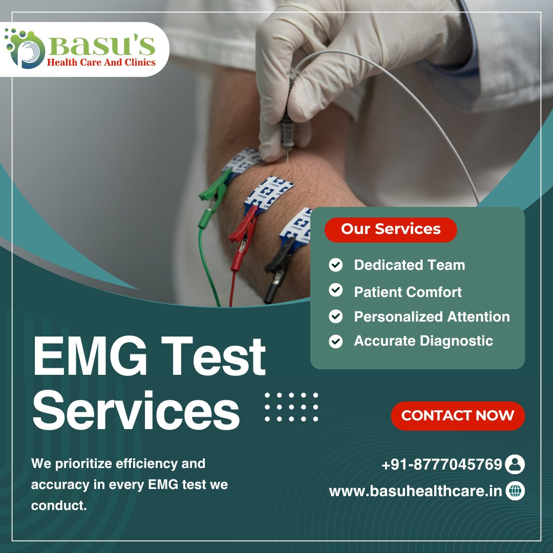SBasu51274's tweet image. &quot;Get accurate EMG tests at Basu&apos;s Health Care and Clinics. Expert diagnostics for nerve and muscle health. #EMGTest&quot;
Contact Us -
basuhealthcare.in
+91-8777045769
+91-7044432986
.
.
.
.
#healthcare #health #healthcareservice #new #old  #viral #blood #bloodtesting