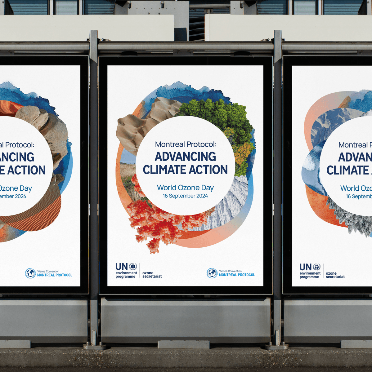 400_design's tweet photo. 16 Sept is #WorldOzoneDay, celebrating the #MontrealProtocol's impact on ozone recovery and climate change. Proud to work with #UNEP on this year’s campaign, creating collages to highlight the Protocol’s role in protecting ecosystems. Full case-study: https://t.co/JJaXUKHA43 https://t.co/hfqQJ7W3Cl