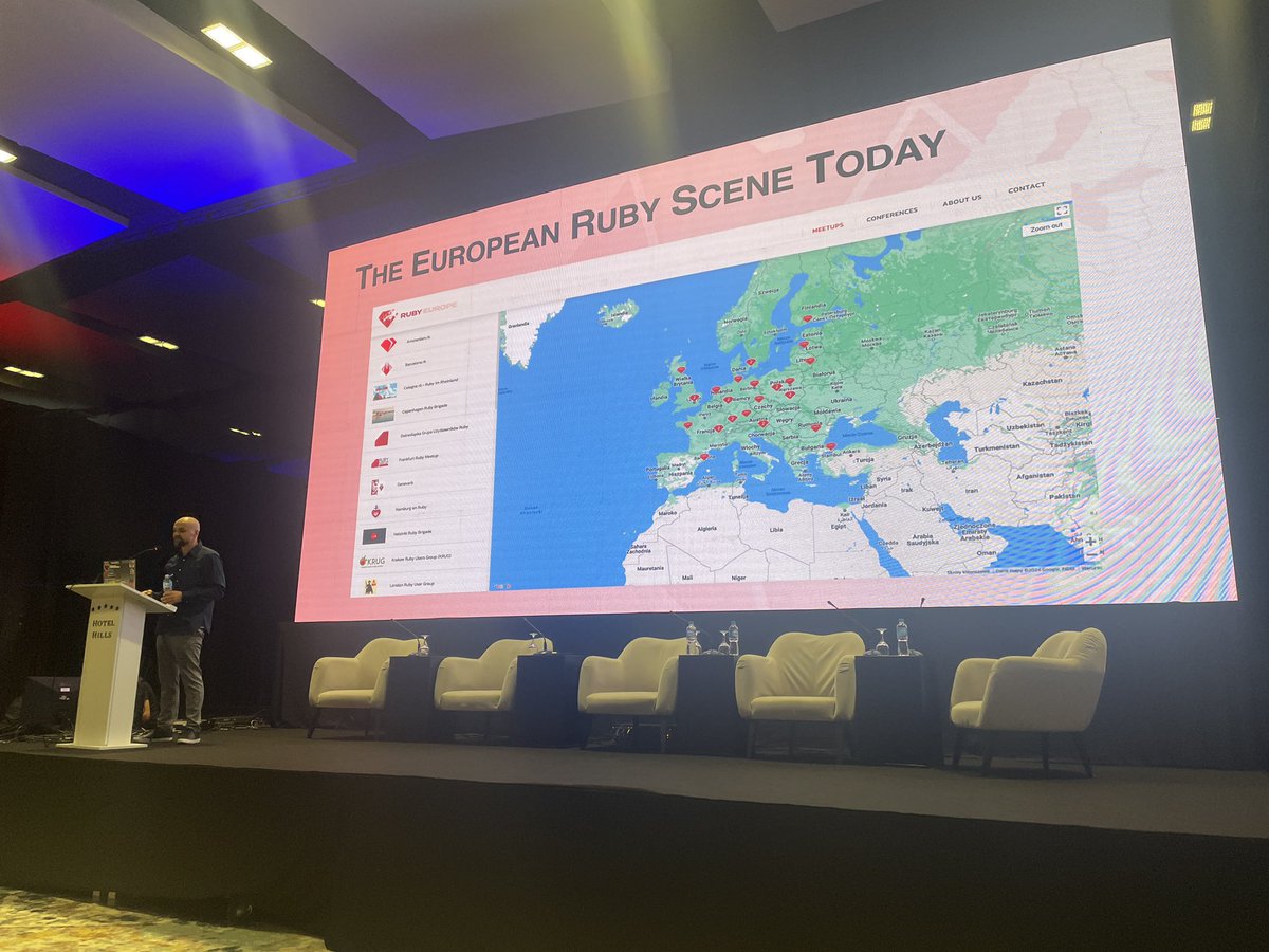 KozieMariusz's tweet image. .@euruko was incredible! 700 attendees, amazing speakers, great networking
Huge thanks to @m_isabegovic and the team.
Proud to present about @RubyEurope! Visit rubyeurope .com!
More info coming soon!
See you next year in Portugal!
#EURUKO2024 #RubyCommunity #RubyEurope
