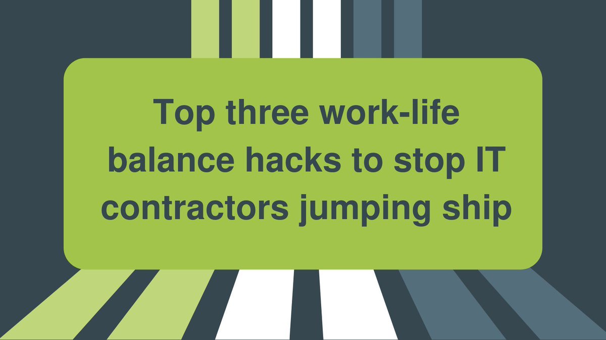 itcontracting's tweet image. James Hallahan, chief strategy officer at @HaysNews explains how end-clients who relied on rates to woo freelance tech talent must now tap into the importance of work-life balance. Read here: buff.ly/47ulo7Z

#itcontractor #worklifebalance #it
