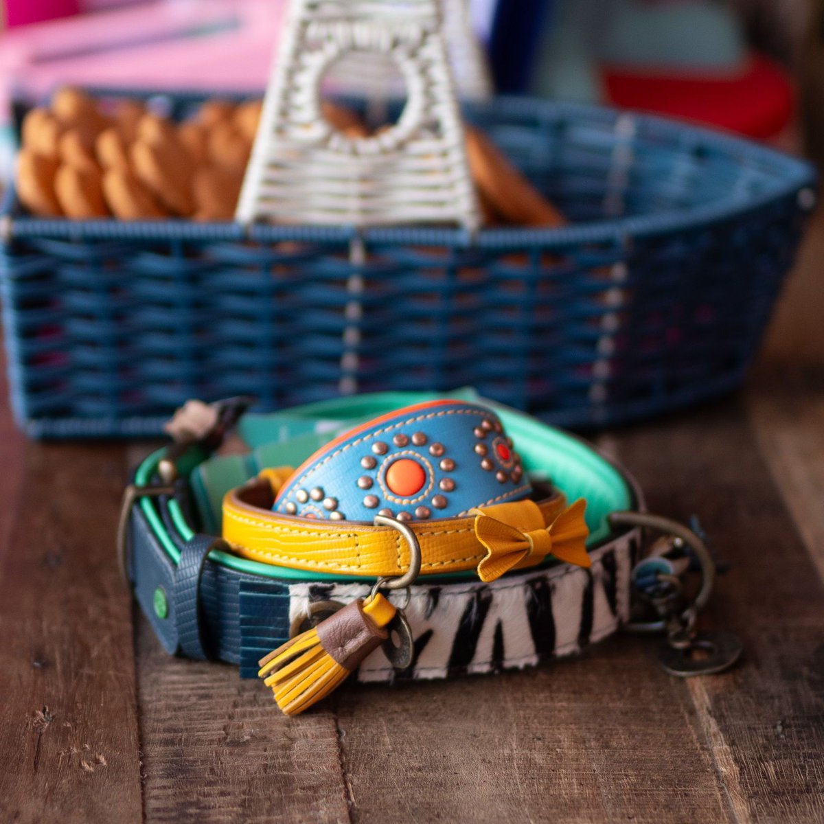 Dogs On The Docks  is bringing the heat with the most EXTRA collection of dogs toys and the MOST glamorous collars!