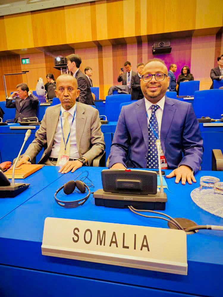 Today Somalia has officially become a member of International Atomic Energy Agency. We are committed in promoting the peaceful use of nuclear energy.