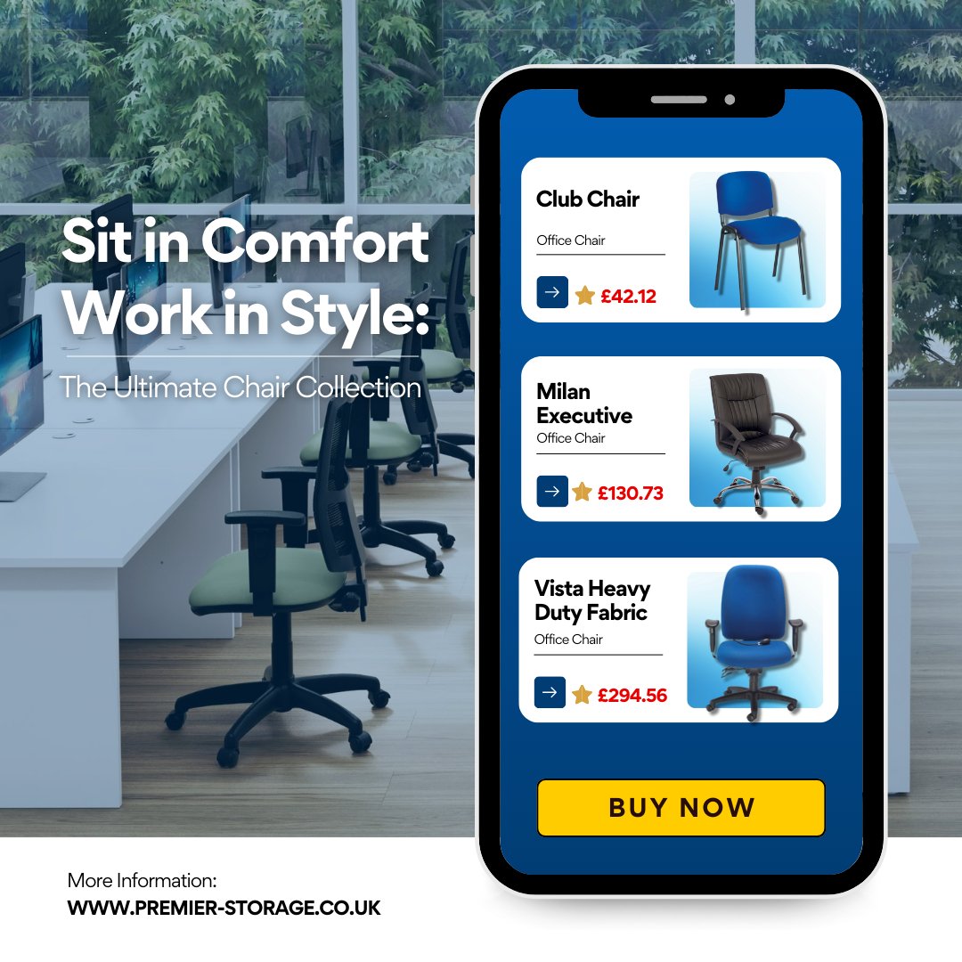 palletracking's tweet photo. 🪑 Sit in Style and Comfort 🪑

Whether you’re working from home or in the office, we’ve got the perfect chair to make your space functional and stylish.

🔗https://t.co/2hDVw021tO

#Office #Organisation #b2b #ergonomic #upgrade #management https://t.co/D7oeNvZ3GU