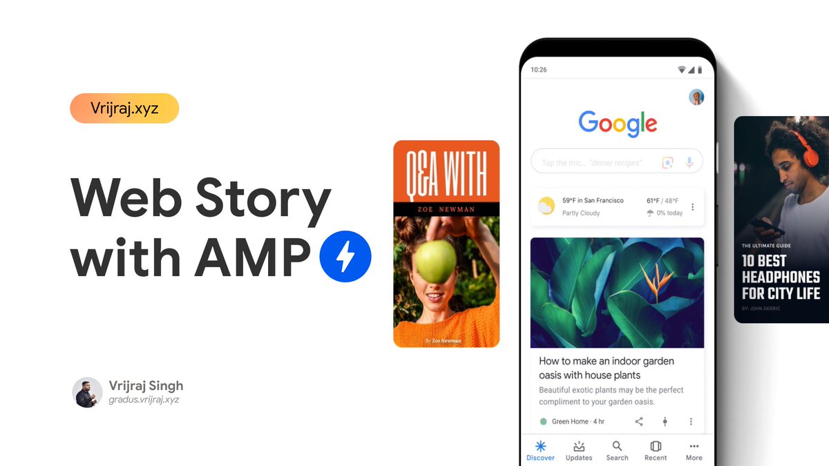 SVrijraj's tweet image. 🚀 Learn How to Build Web Stories with AMP! 🚀

Web Stories are a visually engaging, mobile-first format developed by Google, similar to Instagram or Snapchat stories, but for the open web 🌐

🔗 gradus.vrijraj.xyz/amp-web-stories

#WebStories #AMP #Codelab #Gradus #AMPStory
