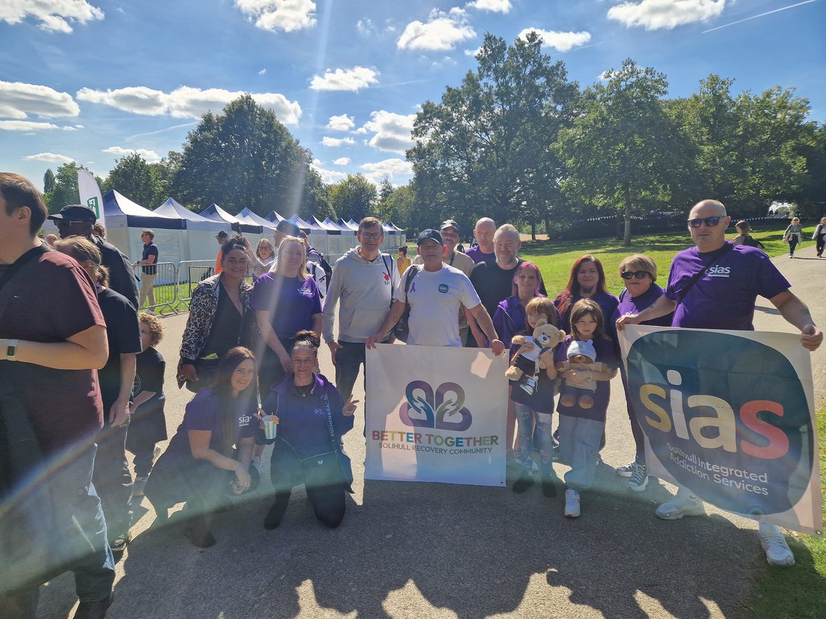 On the 14th September the Recovery Team SIAS went on the UK recovery walk!  A fantastic way of representing SIAS.
#SIAS #Bettertogether #Recoverywalk