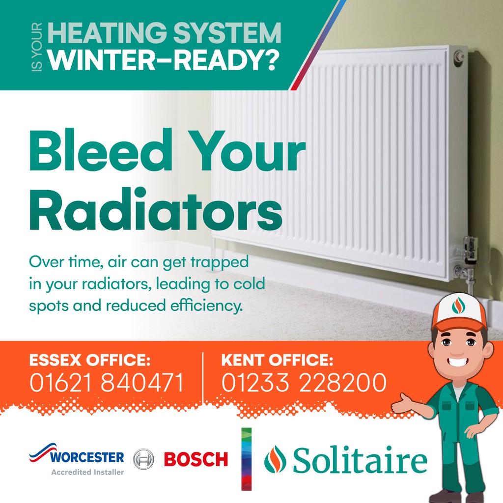 SolitaireLtd's tweet image. Bleed Your Radiators for Improved Efficiency!

Did you know that air can get trapped in your radiators, causing cold spots and reducing heating efficiency? 

Get in touch with us today for expert assistance!

Essex: 01621 840471
Kent: 01233 228200