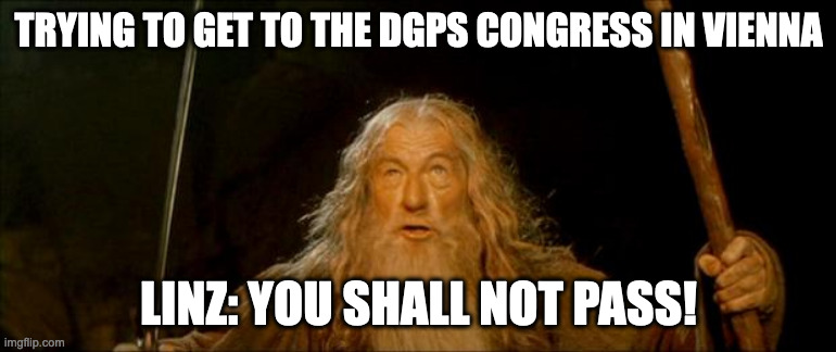 I'm very sad that I didn't make it to #DGPs2024 Got stuck in Linz and decided to turn back. Big thanks to the organizers for switching sessions to remote in such a short time! Wish everyone a great conference despite the circumstances🌧️