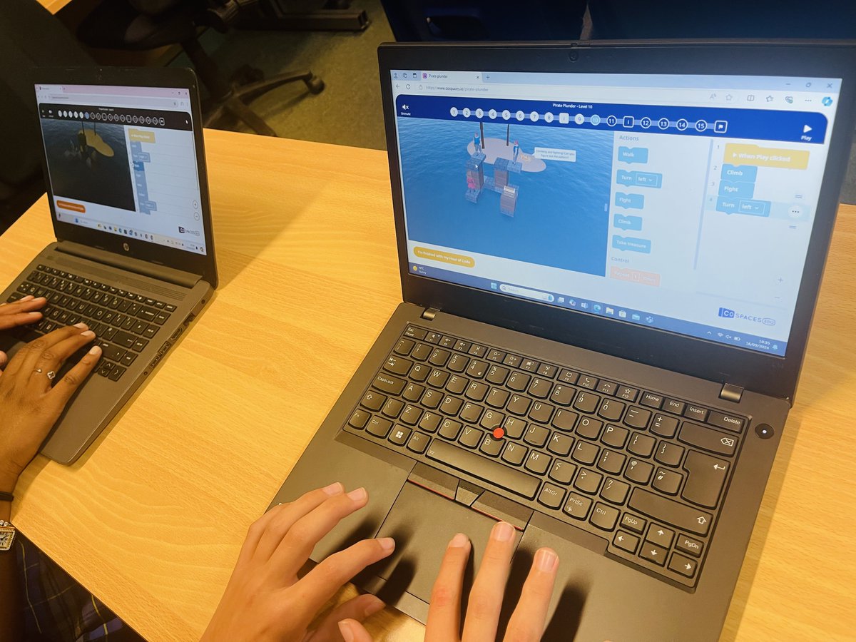 FH_Computing's tweet image. Exciting times at @FernhillSchool  Computing Department during #CodingWeek2024! 🎉 Our S1 pupils are loving the online coding activities, building problem-solving skills and creativity. 💻🚀 #FutureCoders #DigitalLearning #STEM 
#NationalCodingWeek @codingweek