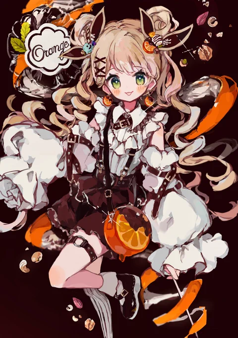 #皆さんラフと塗った後を見せてください厚塗り前と後 