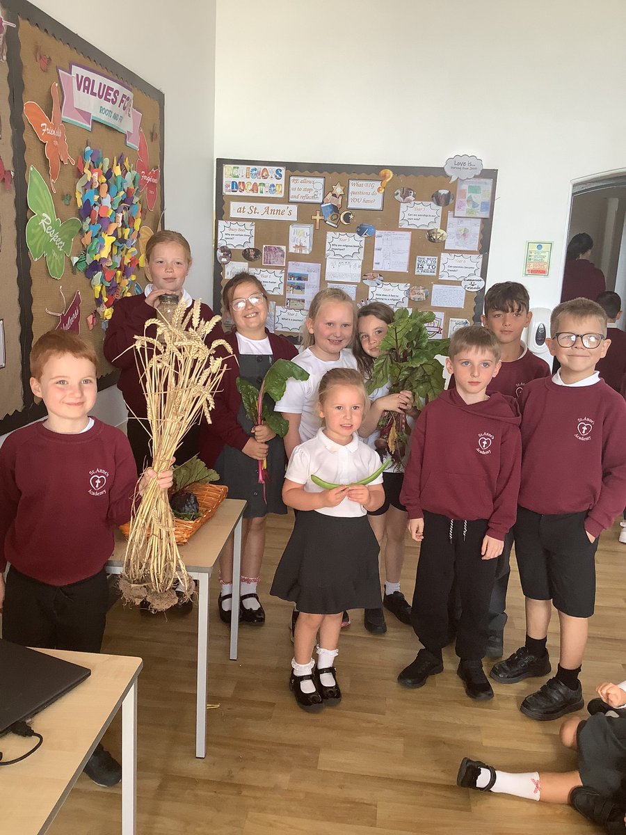 Thank you so much to Liz from <a href="/FarmLinkEdu/">FarmLink</a> for coming in to our worship today to talk to us all about harvest and the amazing work that our farmers do. Remember we are still collecting for