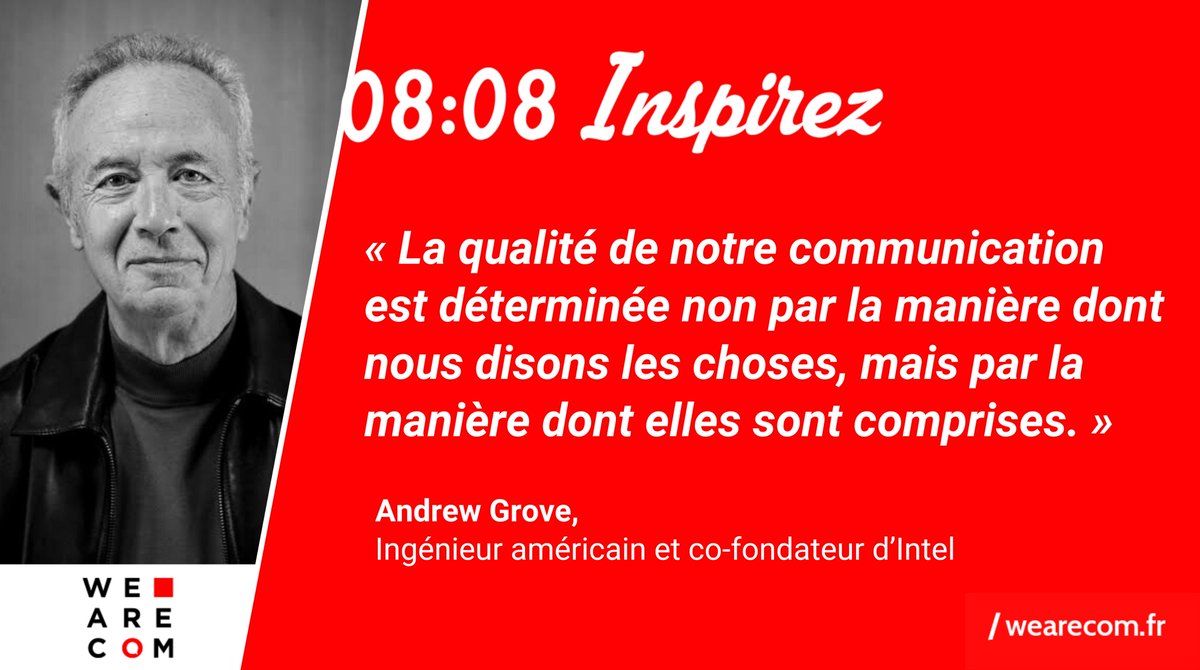 We_are_com's tweet photo. En communication, tout est question d’impact. Peu importe ce que nous disons, ce qui compte, c’est la manière dont notre message est perçu et intégré 🎯
Mettons l’accent sur la clarté et l’adaptation, pour mieux anticiper et capter l’attention 💡
#WeAreCOM https://t.co/ov7IwNap7m