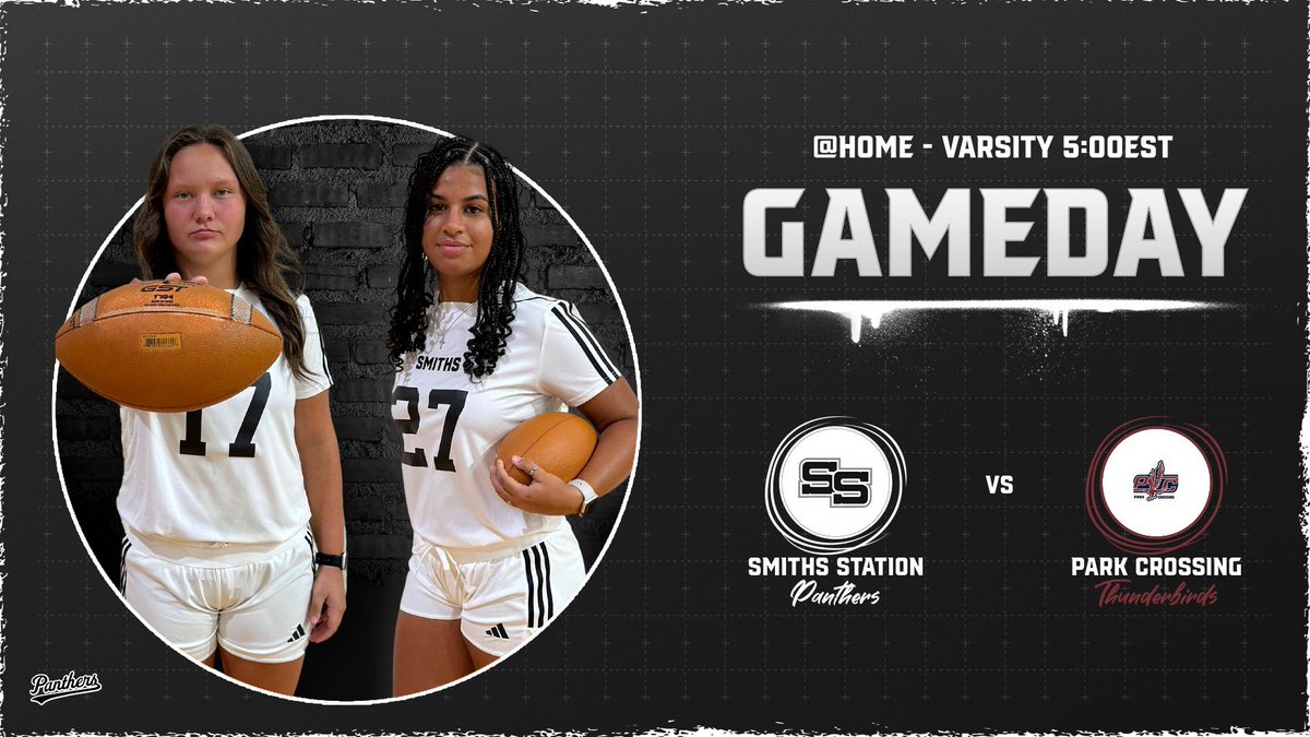 🏁 🏈 GAMEDAY 
🚨 Region Game
⌚️ V 5:00est
🆚 Park Crossing 
⌚️ JV 6:00est
🆚 Lee-Scott
📍 Smiths Station

<a href="/Smiths_Panthers/">Smiths Station HS Athletics</a> <a href="/AlaFlagftbl/">Alabama High School Flag Football Report</a> <a href="/wtvmsports/">WTVM Sports Leader 9</a> <a href="/WRBLSports/">WRBL News 3 Sports</a> @ahsaaupdates <a href="/oanewspreps/">OA News Preps</a>