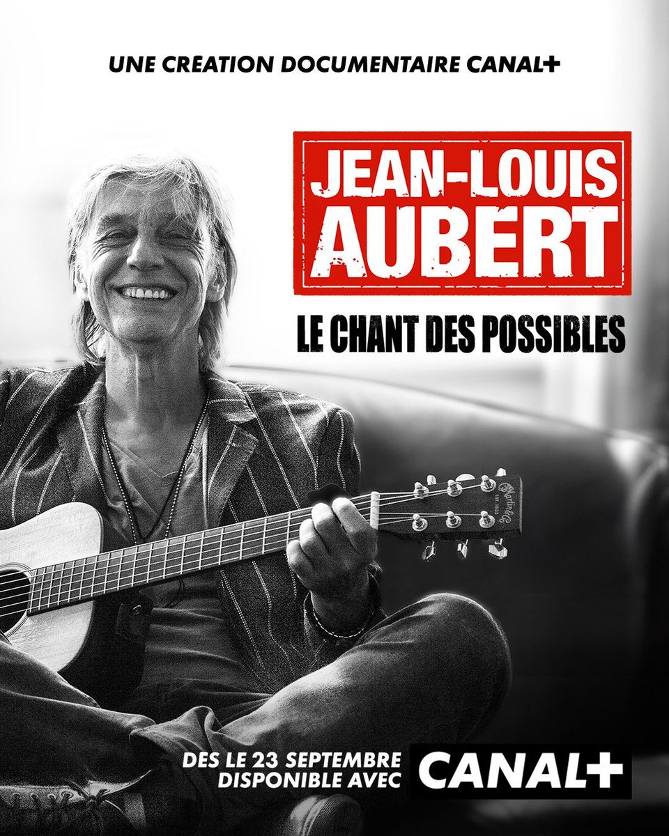 canalplus's tweet photo. Figure de proue du groupe Téléphone, il mène une carrière solo enchainant les tubes.

Cette véritable icône de la scène française se livre dans la Création Documentaire "Jean-Louis Aubert, le chant des possibles", dès le 23 septembre avec CANAL+ https://t.co/FraiW0r4r3