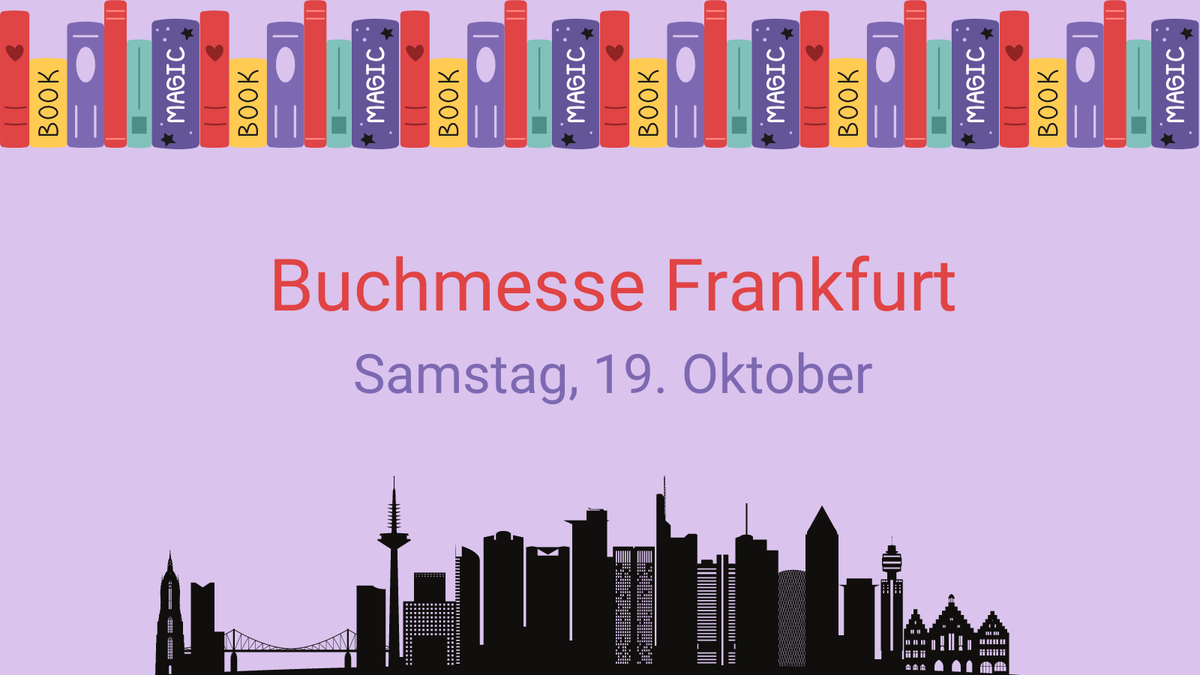 Dieses Jahr werde ich endlich auch wieder auf der #FrankfurterBuchmesse sein!

Am 19. Oktober bin mit anderen AutorInnen am Stand des <a href="/YlvaVerlag/">YlvaVerlag</a> in Halle 1.2, Stand F53.

Falls du eines meiner Bücher erwerben möchtest, lass mich bitte wissen, an welchem du Interesse hast.