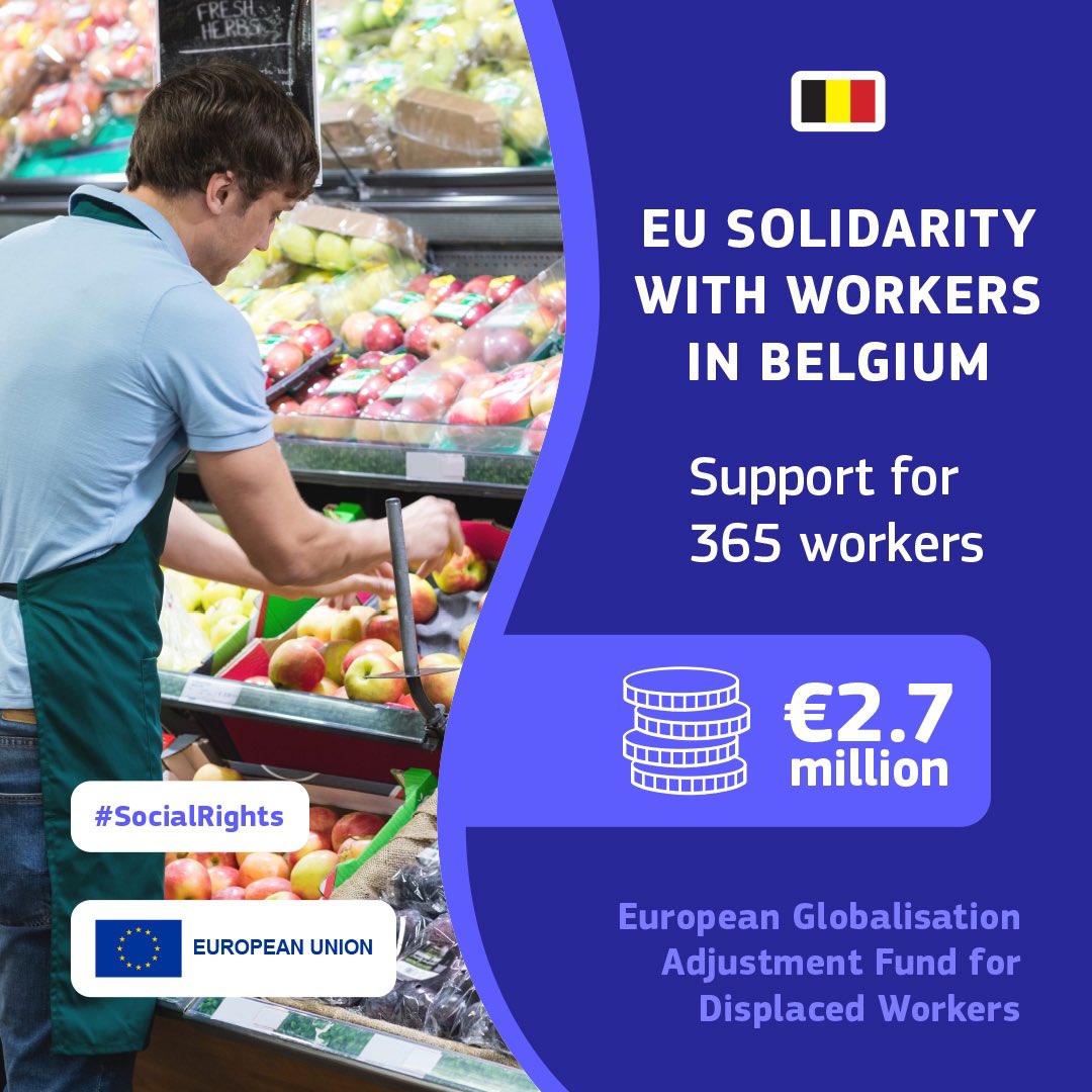 Nicolas SCHMIT (@nicolasschmiteu) on Twitter photo Le Fonds européen d’ajustement à la mondialisation fait partie des héros méconnus de l’UE. 
Il apporte un soutien financier essentiel aux travailleurs lorsqu’ils sont les plus vulnérables.
europa.eu/!xb4fjG 
🇧🇪🇪🇺
#solidarité
#EUfunds Le Fonds européen d’ajustement à la mondialisation fait partie des héros méconnus de l’UE. 
Il apporte un soutien financier essentiel aux travailleurs lorsqu’ils sont les plus vulnérables.
europa.eu/!xb4fjG 
🇧🇪🇪🇺
#solidarité
#EUfunds