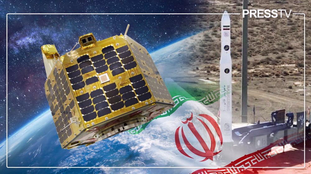 IRANinHUNGARY's tweet photo. #Iran has successfully launched its new research satellite #Chamran1 with the carrier rocket #Ghaem100 into space and placed it in an orbit of 550 km altitude.
#Space technology Progress cannot be stopped. https://t.co/R112fDK1a7