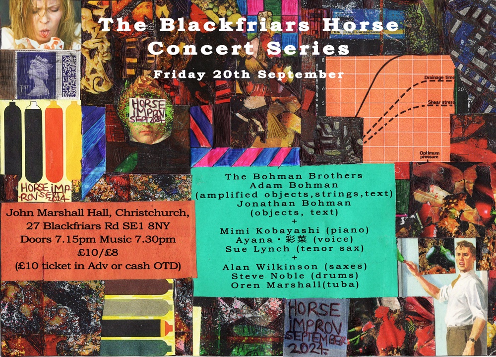 Horse Improv Club (@horseimprovclub) on Twitter photo Get tickets now for the Horse Concert Series this Friday 20th Sept 19.30. Fantastic line up <a href="/BohmanBrothers/">The Bohman Brothers</a> <a href="/MimiKobayashi1/">Mimi Kobayashi</a> #suelynch #stevenoble and more.
buytickets.at/thehorseimprovā¦
<a href="/thewiremagazine/">The Wire Magazine</a> Get tickets now for the Horse Concert Series this Friday 20th Sept 19.30. Fantastic line up <a href="/BohmanBrothers/">The Bohman Brothers</a> <a href="/MimiKobayashi1/">Mimi Kobayashi</a> #suelynch #stevenoble and more.
buytickets.at/thehorseimprovā¦
<a href="/thewiremagazine/">The Wire Magazine</a>