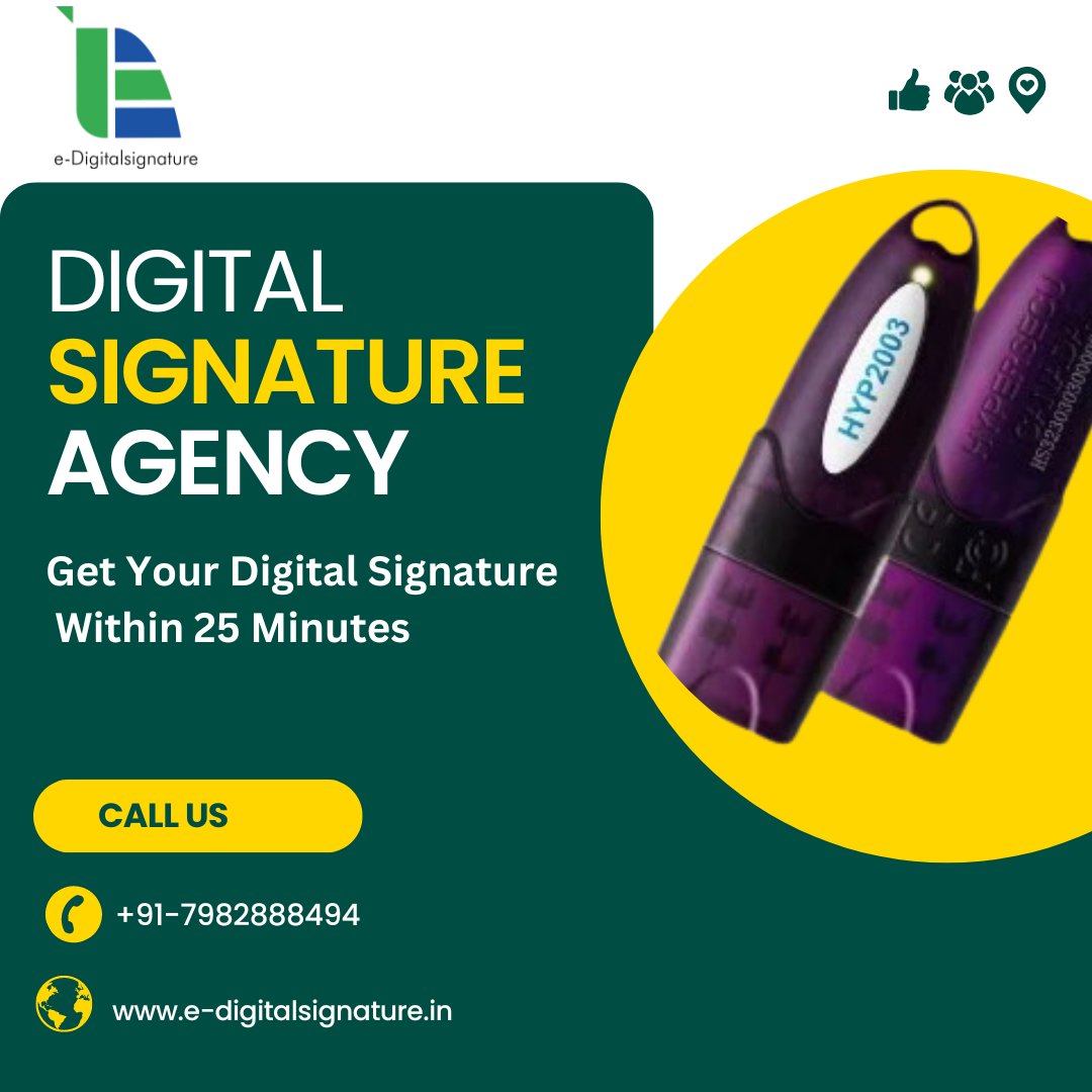 edigitalsigner's tweet image. Looking for a secure and hassle-free digital signature solution? 🖊️💻

We’re the Best #DigitalSignatureAgency in Delhi offering fast, reliable, and legally compliant services. Perfect for tax filings, company registration &amp;amp; more!

📞 Contact us now: +91-7982888494
#class3dsc