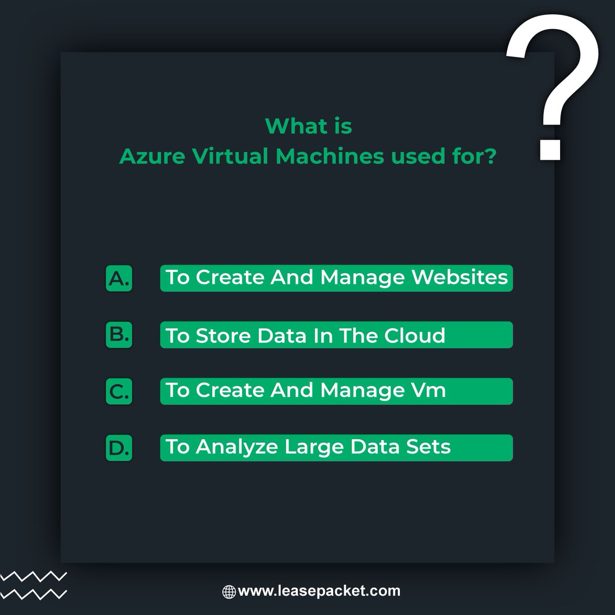 lease_packet's tweet image. Wondering what Azure Virtual Machines can do for you? From running apps and databases to testing and development, the possibilities are endless! Get the power of the cloud with Lease Packet.
#azure #microsoft #azureserver #server #microsoftazure #server #azurecloud #leasepacket