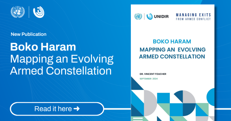 UNIDIR's tweet photo. 📢 New report! Understand better #BokoHaram factions in Northeast Nigeria by examining their leadership, geography and operations.

Based on interviews with defectors, @VincentFoucher offers insights for policymakers looking to improve security outcomes for local communities ⬇️