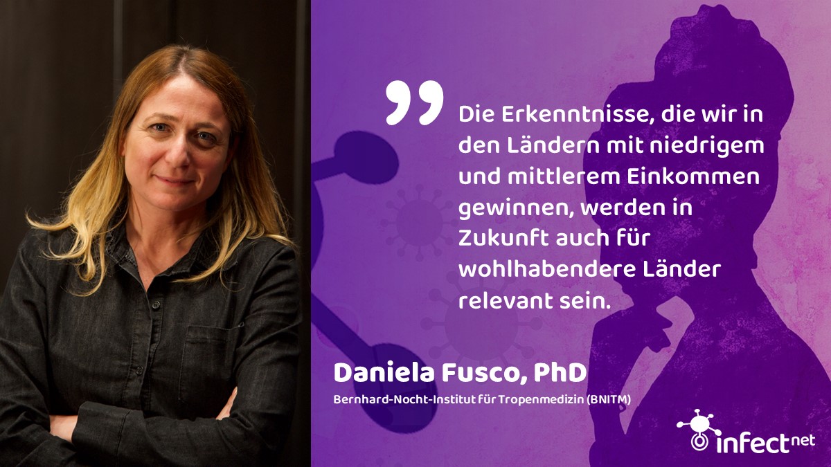 InfectNet's tweet photo. 📸 Ein Blick hinter die Kulissen der globalen Gesundheitsforschung! Daniela Fusco vom @BNITM_de erklärt, warum ihre Forschung in Ländern mit niedrigem und mittlerem Einkommen auch für Deutschland wichtig ist. 🌍🔬
👉 https://t.co/HQF3JVu07v
#Tropenmedizin #GlobalHealth #InfectNet https://t.co/ACfUUxM1Ft