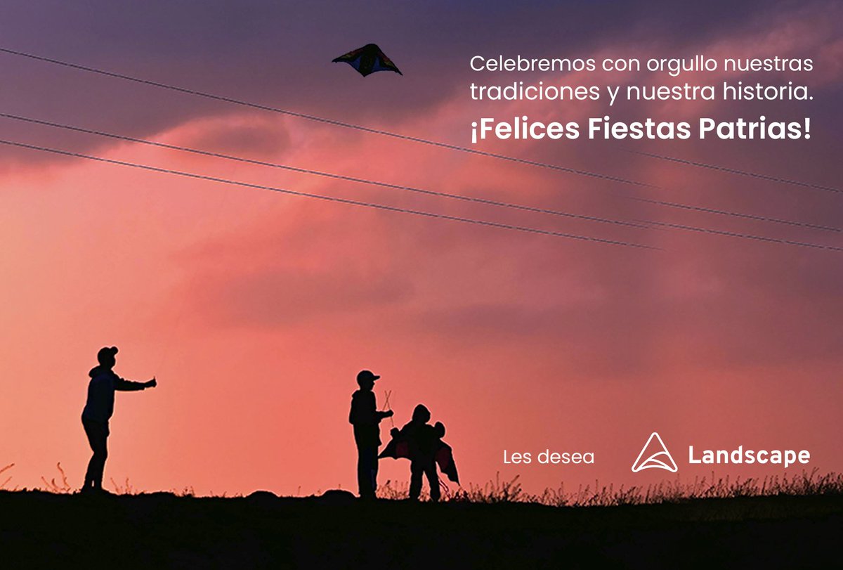 LandscapeCL's tweet photo. En Landscape nos unimos en una celebración llena de orgullo y alegría. 🎉 Este es un momento para recordar nuestras raíces, disfrutar de nuestras costumbres y compartir con familia y amigos.  

¡Felices Fiestas Patrias 2024!

#FiestasPatriasChile2024 #FiestasPatrias #VivaChile https://t.co/TjoD1vvCkP