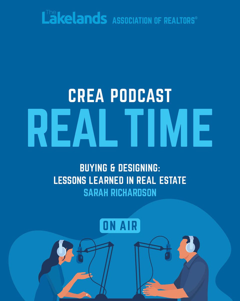 Lakelands is proud to share REAL TIME, the podcast for REALTORS®, brought to you by the CREA.

🎧 REAL TIME with Sarah Richardson:  youtu.be/Bv4AY8Se3kw?fe…

#HireALocalRealtor #realtors #muskoka #realestate #realtorlife #professionaldevelopment