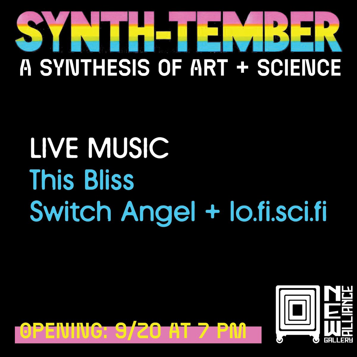 We are playing new music with a new set design this Friday! Plus there’s amazing art to see - don’t miss it