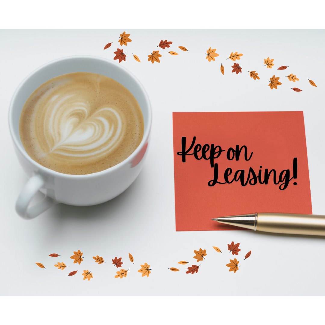 SalesIncLeasing's tweet photo. Fall is just around the corner, and it's the perfect time to supercharge your leasing efforts! While everyone else is sipping on pumpkin spice lattes, don’t let your occupancy rates fall behind. 
Stay Proactive and keep the momentum going. https://t.co/brqqWWIPLL
