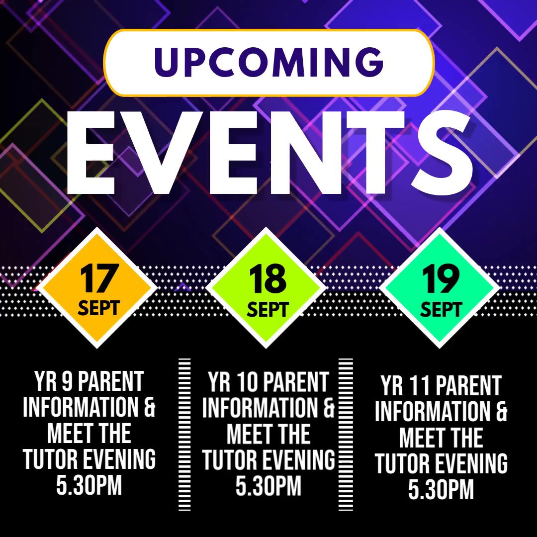 Please do come to our Parent Information and Meet the Tutor events #teambrockhill