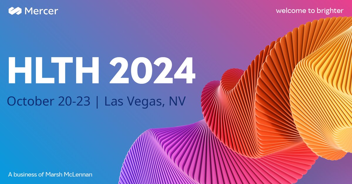 #HLTH brings together passionate professionals from all facets of #healthcare to explore emerging trends and innovations that are shaping the future of #health. We hope to see you there. #FutureofWork bit.ly/3TxUDtr