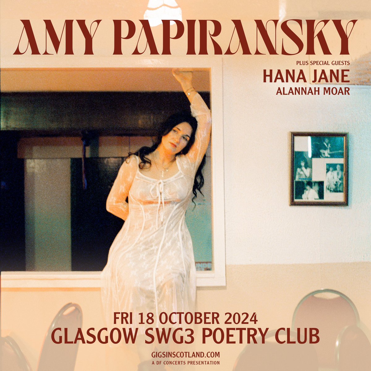 Amy Papiransky (@amypapiransky) on Twitter photo Iโm so excited for my album launch show at <a href="/PoetryGlasgow/">The Poetry Club</a> on 18th October!
Got your tickets yet? ๐๏ธ
gigss.co/amy-papiransky
Delighted to have <a href="/hanajanemusic/">Hana Jane</a> and @alannahmoar as support - letโs go girls!
<a href="/gigsinscotland/">Gigs in Scotland</a> #amypapiransky #fridaysdaughter #albumlaunch #glasgow Iโm so excited for my album launch show at <a href="/PoetryGlasgow/">The Poetry Club</a> on 18th October!
Got your tickets yet? ๐๏ธ
gigss.co/amy-papiransky
Delighted to have <a href="/hanajanemusic/">Hana Jane</a> and @alannahmoar as support - letโs go girls!
<a href="/gigsinscotland/">Gigs in Scotland</a> #amypapiransky #fridaysdaughter #albumlaunch #glasgow