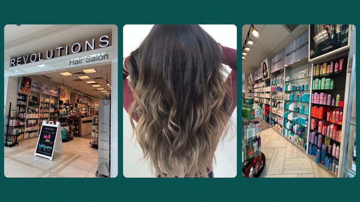 Transform your hair care routine. Whether you’re in the chair at Revolutions Hair Salon or just maintaining at home, they’ve got all the essentials to keep your locks glossy and healthy. 

Hair by <a href="/aurahairgroup/">Aura Hair Group</a>