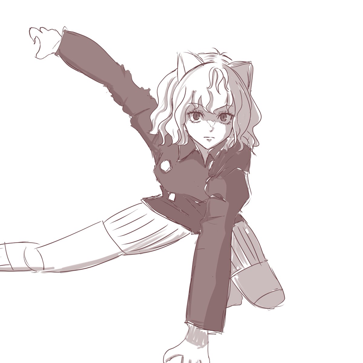 touchPENtouch's tweet photo. #イラスト ＃hxh #ピトー　下書きもかわいい https://t.co/D4Spvt5iCv