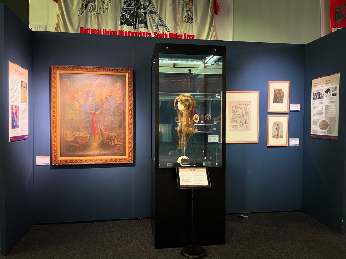 Don’t miss the chance to visit our National Eisteddfod Exhibition and see Dr William Price’s Fox skin hat before it returns to Amgueddfa Cymru – National Museum Wales. 
Exhibition closes Saturday 21st September