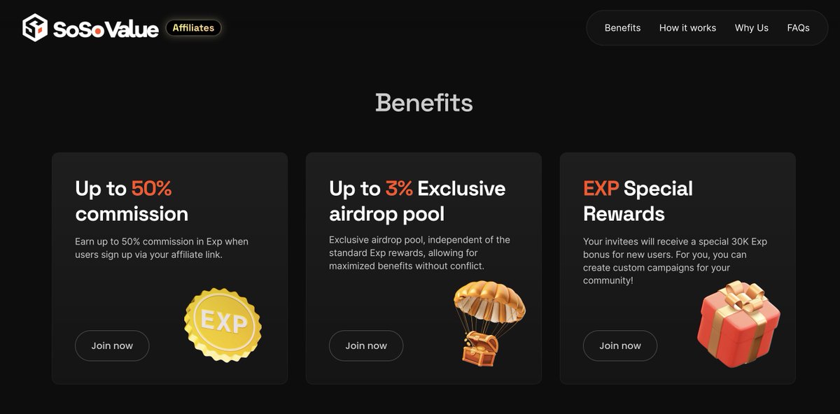 SoSoValueCrypto's tweet photo. 🚀 Big Announcements from SoSoValue VIP Firechat at #TOKEN2049!

🎉 We've launched the SoSoValue Affiliates Program! Become an ambassador, join AI training, and "mine" with your influence to earn maximized rewards from two airdrop pools.

Season 1 kicks off in October - don't miss out on your chance to share up to 3% of the token pool!

👉 Learn more: https://t.co/VvI4vhM7Fq
