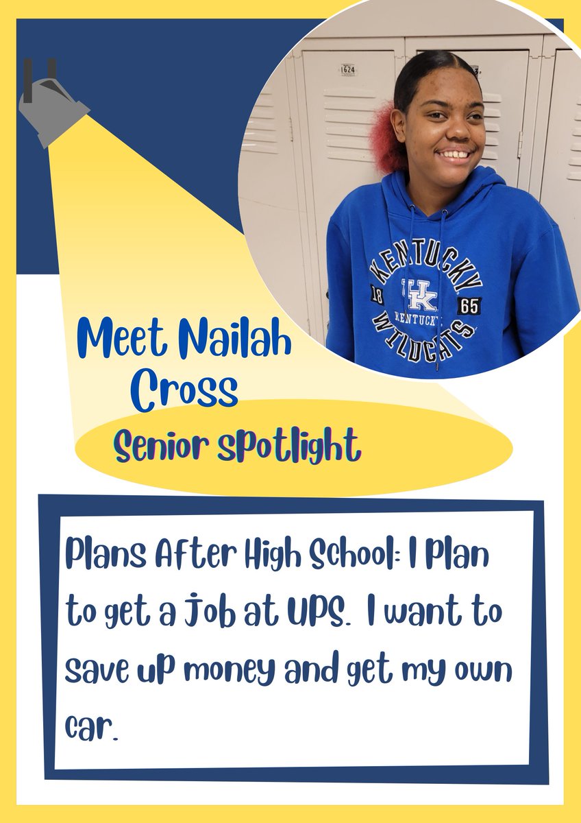 Shout to our Build Academy Senior spotlight students! These students show the R.A.I.D.E.R. way daily and demonstrate school spirit! 

Congratulations
Nailah Cross 🥳🥳