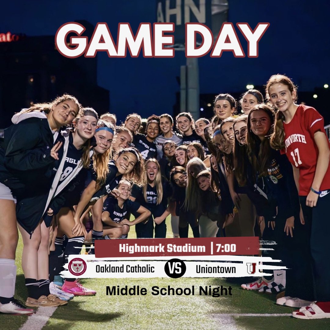 🚨HIGHMARK HOME GAME 🚨➕Middle school night❕
📍🏠 Highmark 
🆚 Uniontown 
⏰ 7:00pm 
🎟️ gofan.co/app/school/PA6…