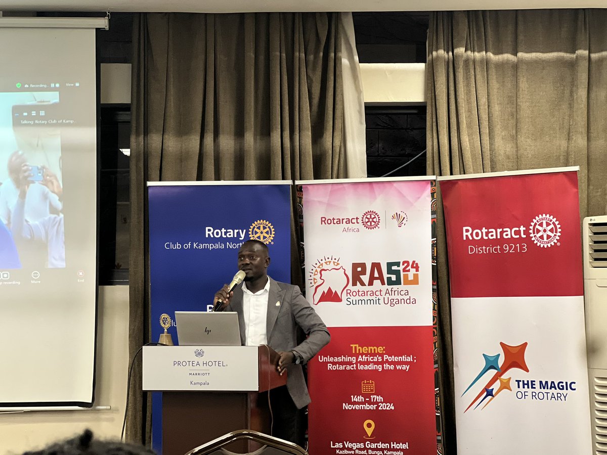 rctuict's tweet photo. Happening now.
"Excited to be part of the Mega Rotaract Africa Summit Uganda #RAS24, hosted by @rckampalanorth.

Connecting, learning, and growing with amazing leaders across Africa. 

Let’s continue to make a positive impact together

#RAS24 @RotarySDC  @RotaractD9213 https://t.co/8rkvlfr7AO