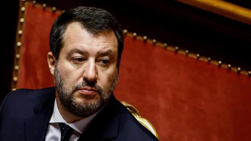 BRICSinfo's tweet photo. 🇮🇹 Italian Deputy Prime Minister facing 6 years in prison for blocking illegal migrant boat from entering Italy in 2019. https://t.co/f58KYM24MP