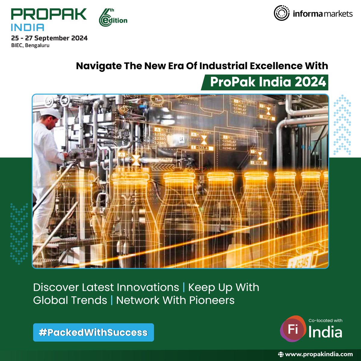 FoodTechBiz's tweet image. Dive into the heart of innovation at ProPak India 2024 and discover how the latest trends and technologies can drive your business forward!
Register Now to Visit: bit.ly/3KrycRP
#ProPakIndia2024 #ProcessingSolutions #PackagingSolutions