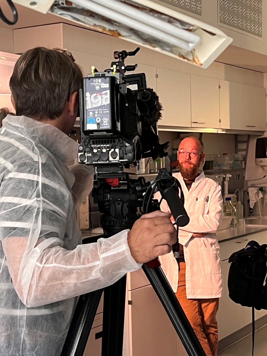 LeibnizFLI's tweet image. 🎥Today, mdr filmed at our institute and interviewed Steve Hoffmann about his latest findings on #decoding the #genome of the Greenland #shark.
👆Steve Hoffmann&apos;s next interview with a well-known international newspaper will follow soon. Stay tuned! 😃