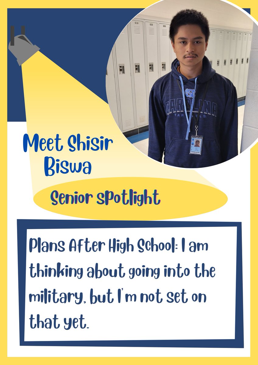 Shout to our Build Academy Senior spotlight students! These students show the R.A.I.D.E.R. way daily and demonstrate school spirit! 

Congratulations Shisir Biswa! 🥳🥳