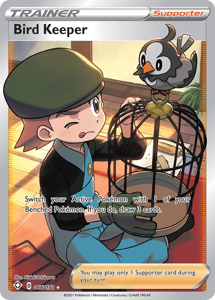 potatoinabox2's tweet photo. My favorite part of Baltimore Regionals was seeing a player using a United Wings deck while dressed as the Bird Keeper trainer, he even had a bird cage to carry his deck and had a plush Starly!

Wish I had had the opportunity to ask them for a pic 🥲

#PlayPokemon https://t.co/gdZ1hwGuK6