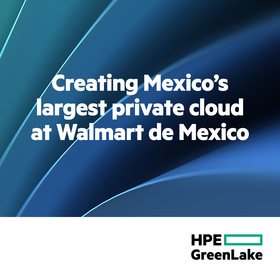 HPE_Storage's tweet image. Removing barriers to #retail innovation: Mexico’s largest private cloud at Walmart de Mexico is running on #HPESimpliVity and #HPEProLiant servers. Everything is easy to manage through customizable console, all under the #HPEGreenLake umbrella. hpe.to/6013WqLCW