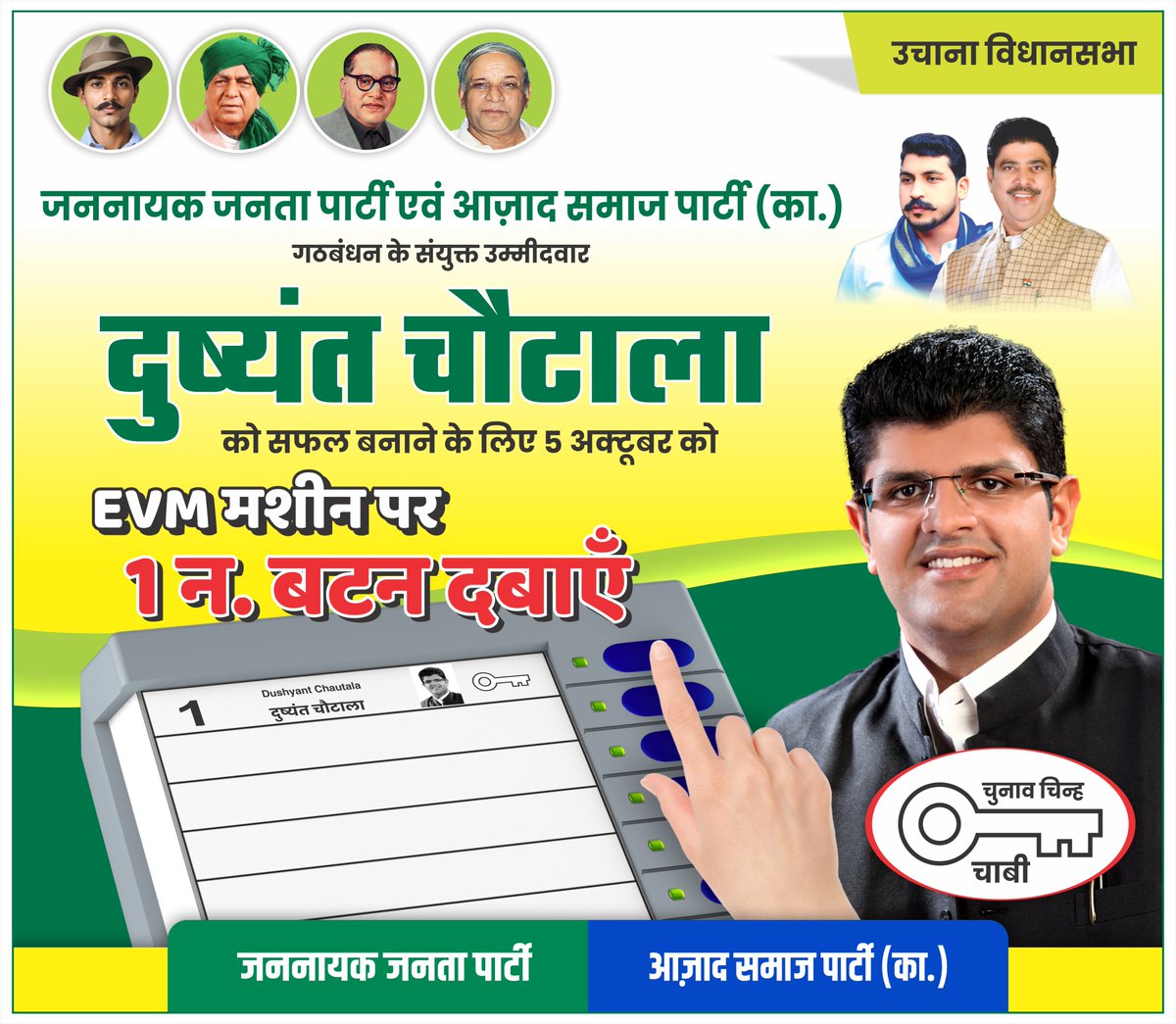 Dushyant Chautala tweet media