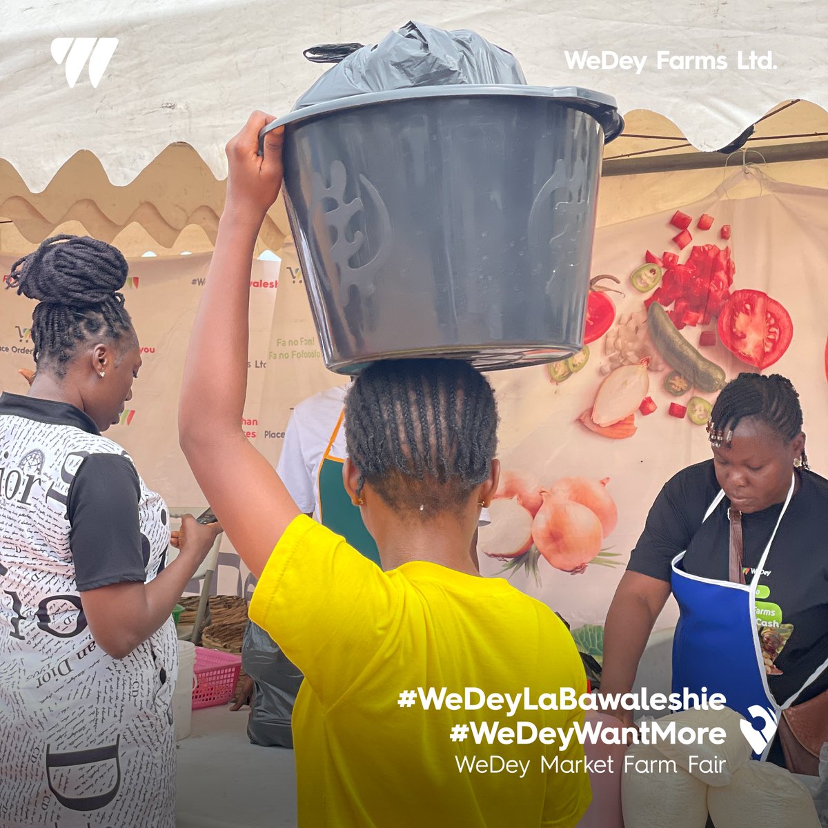 Wedeyfarms's tweet photo. Rush Hour at #WeDeyMarketFarmFair
Last Saturday was on fire!
Fresh produce, unbeatable prices, and the energy was off the charts! If you missed it, don’t worry—we’re back this Saturday!
📅Every Saturday
📍La Bawaleshie School Park
⏱️6am-6pm
Be early or you’ll wish you had!
#WeDey https://t.co/MCxe2ycLpu